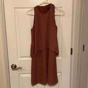 Mauve shift dress